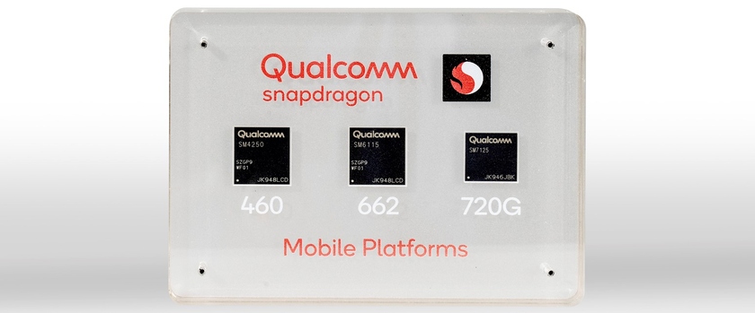 Платформы мобильной связи: Qualcomm Snapdragon 720G, 662 и 460
